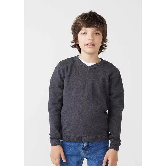 Imagem de Blusão básico infantil menino modelagem sueter em algodão hering kids