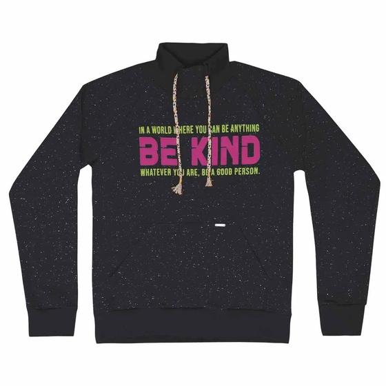 Imagem de Blusão juvenil m/l menina dway be kind moletom botonê sem felpa
