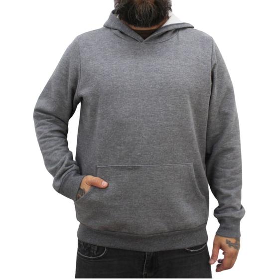 Imagem de Blusão Moletom Basicamente Flanelado Capuz 100009048460000