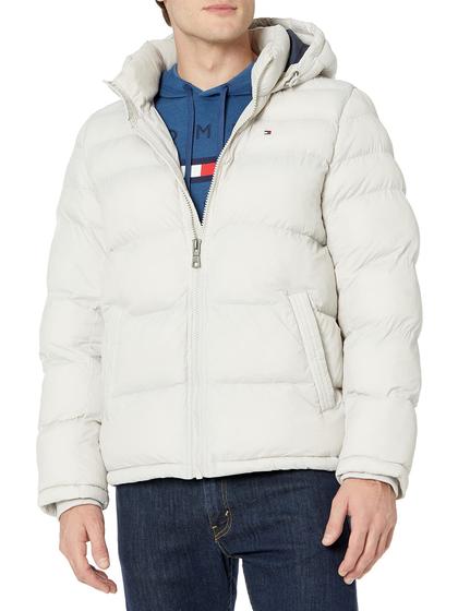 Imagem de Blusão Tommy Hilfiger Masculina com Capuz, New Ice, tamanho L