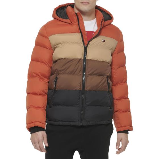 Imagem de Blusão Tommy Hilfiger Masculina com Capuz Puffer Harvest Small