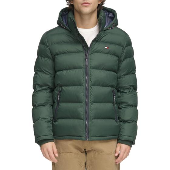 Imagem de Blusão Tommy Hilfiger Masculino com Capuz - Verde - Tamanho M