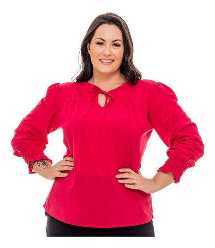 Imagem de Blusas de Frio Feminina Plus Size Camisa Camisete Meia Estação Exclusivas