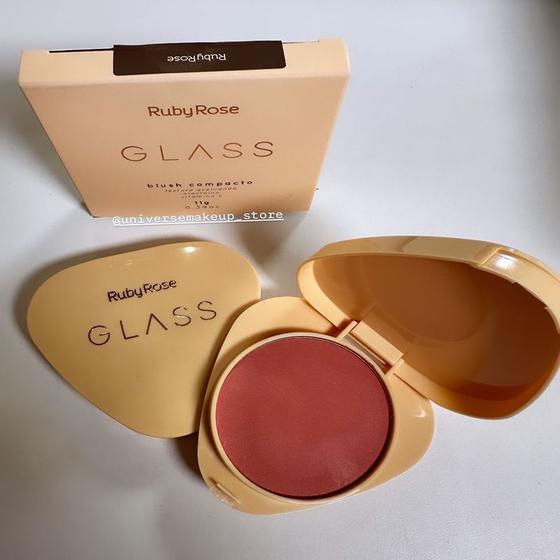 Imagem de Blush Compacto 11G Glass - Ruby Rose