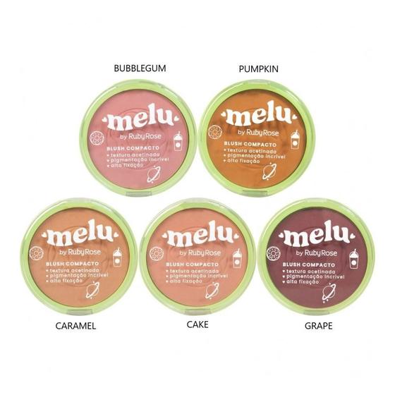 Imagem de Blush Compacto Melu - Ruby rose