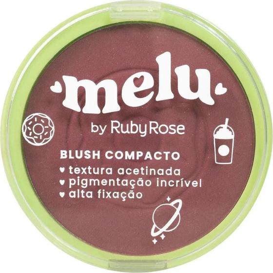 Imagem de Blush Compacto Melu Ruby Rose