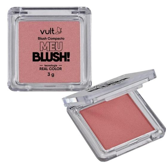 Imagem de Blush Compacto Meu Blush! Vult Real Color Malva Matte 3g