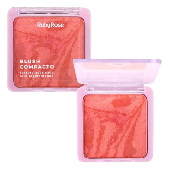 Imagem de Blush Compacto Ruby Rose Bc50 Precious 7g