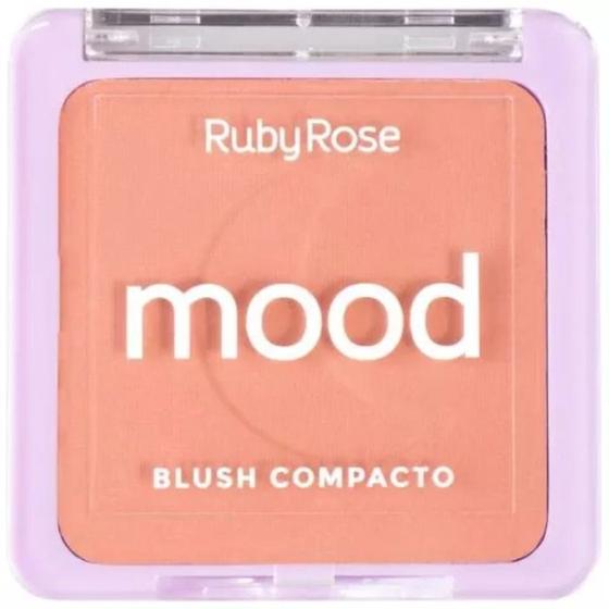 Imagem de Blush Compacto Ruby Rose Feels Mood Mb10