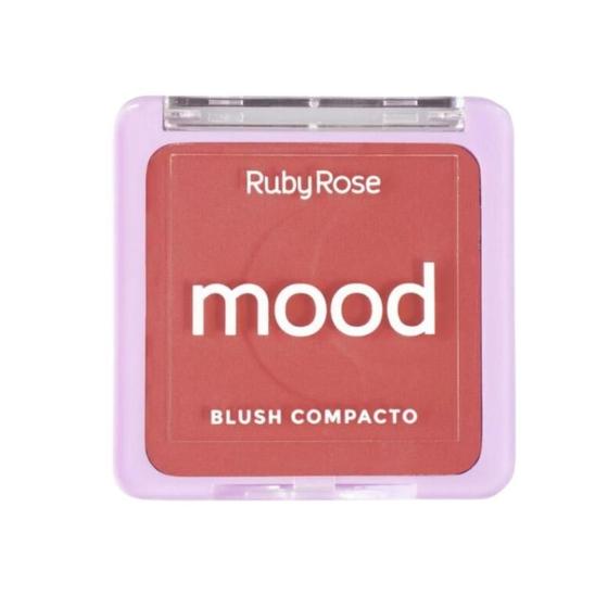 Imagem de Blush Compacto Ruby Rose Feels Mood Mb10