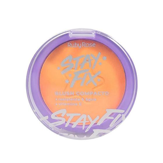 Imagem de Blush Compacto Stay Fix Andrômeda Ruby Rose 6g