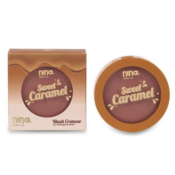 Imagem de Blush Cremoso Sweet Caramel - Nina Makeup
