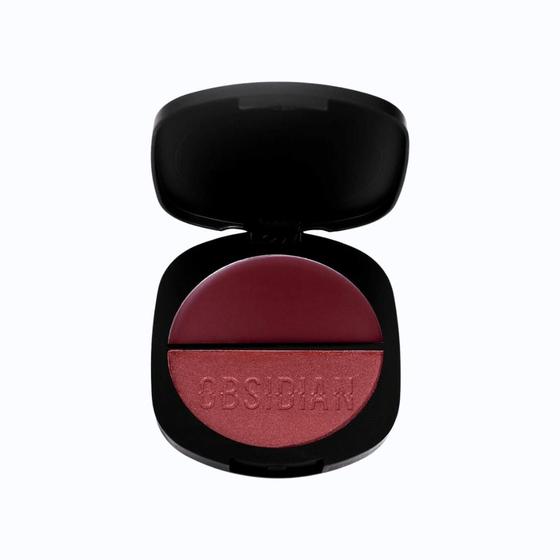 Imagem de Blush Duo Obsidian Ruby Rose cor 03 HB-1000-3 7,9g