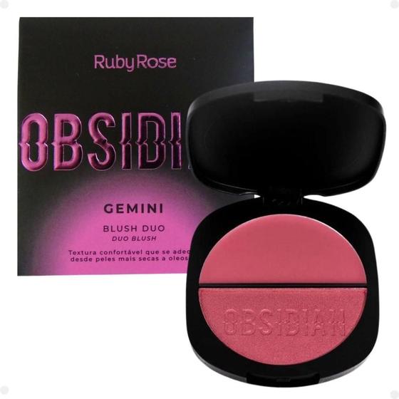 Imagem de Blush Duo Ruby Rose Obsidian Gemini Og04 7,9G