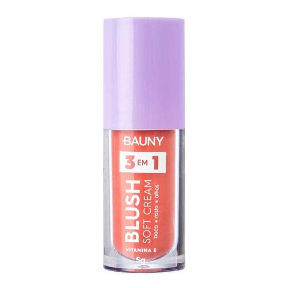 Imagem de Blush Líquido Soft Cream 3 em 1 Wishes 5g - Bauny