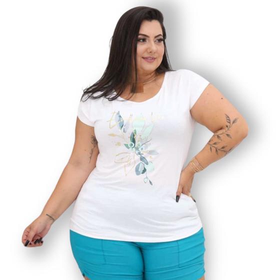 Imagem de Blusinha Blusa Feminina Plus Size Tamanho Grande importada