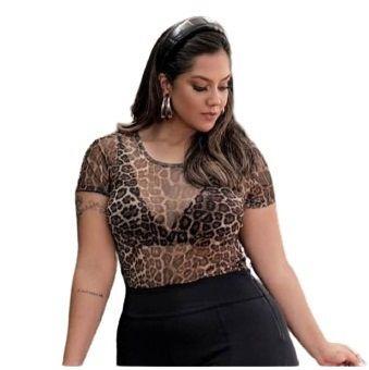 Imagem de Blusinha  plus size tamanho grande g1 xgg bt2