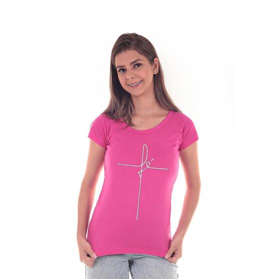 Imagem de Blusinha T-shirt Estampada Algodão Blusinha Baby Look Básica