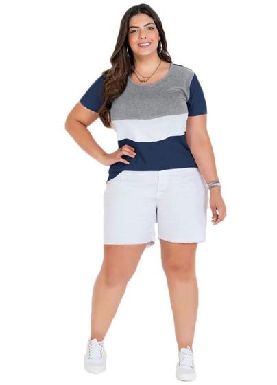 Imagem de Blusinha T-Shirt Feminina Plus Size