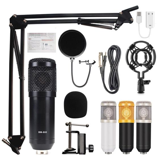 Imagem de bm 800, kit de microfone para gravação de estúdio, podcast, ka