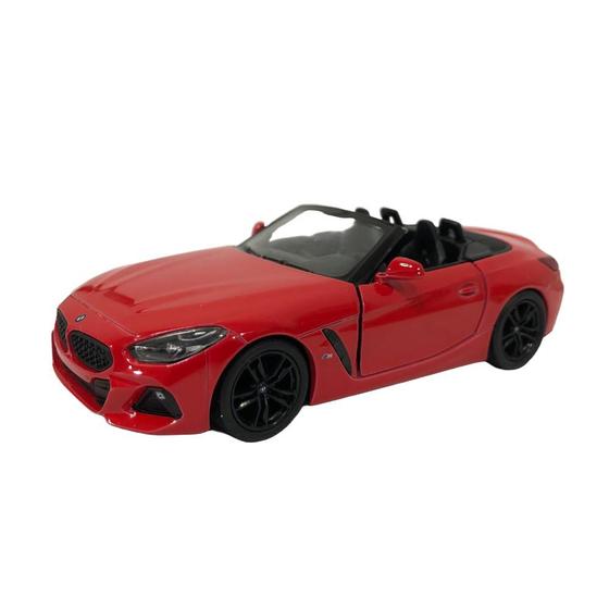 Imagem de Bmw Z4 Conversível Kinsmart 1:34 Fricção Vermelho