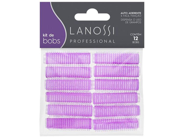 Imagem de Bob para Cabelo Autoaderente Lanossi LS9009 - 12 Unidades