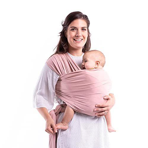 Imagem de Boba Wrap Baby Carrier, Serenity Bloom - Sling Infantil Els original, Perfeito para Bebês Recém-Nascidos e Crianças até 35 lbs