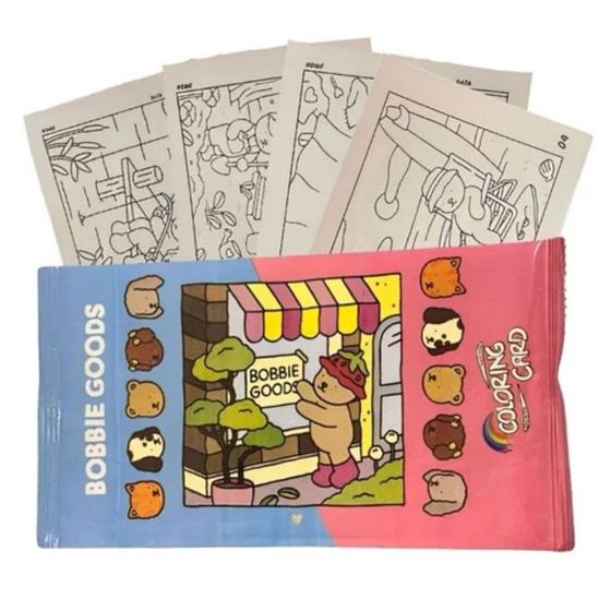Bobbie Goods Cards para Colorir Pacote com 4 Unidades edição limitada ...