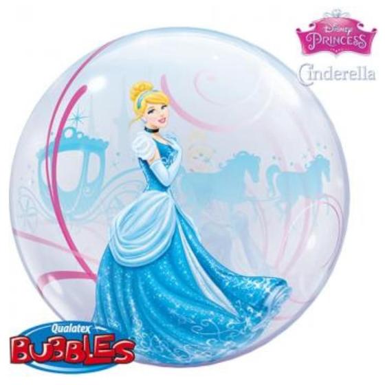 Imagem de Bobble Qualatex - Princesa Cinderela - 22" (56cm)