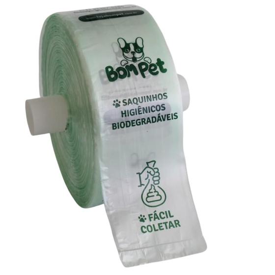 Imagem de Bobina c/ 1000 saquinhos higiênicos biodegradáveis pega caca