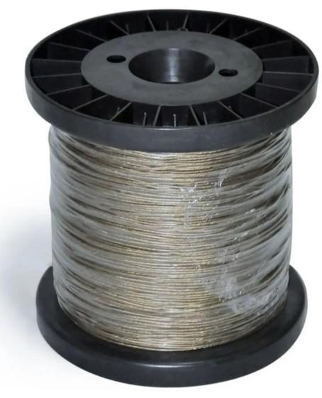 Imagem de bobina cabo aço revestido 4mm com 100 metros super resistente