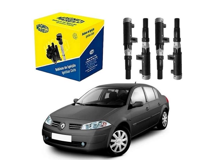 Imagem de Bobina de ignição marelli renault megane 1.6 16v 2.0 16v 1996 a 2005