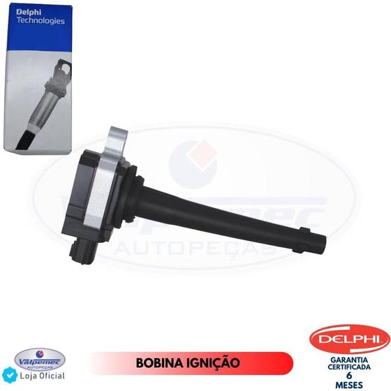 Imagem de Bobina de Ignição Nissan Tiida 1.8 Sentra 2.0 2006 até 2009 Delphi GN10317