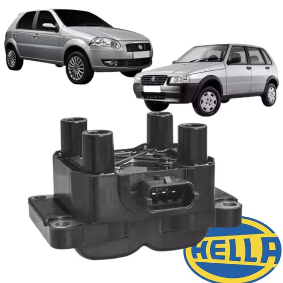 Imagem de Bobina de Ignição para Fiat Uno / Palio / Siena / Strada / Fiorino - 1.0 / 1.3 - 2000 até 2016