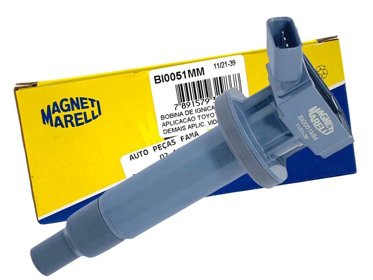 Imagem de Bobina Ignição Corolla Fielder 1.6 1.8 16v 2003 a 2008 MAGNETI MARELLI