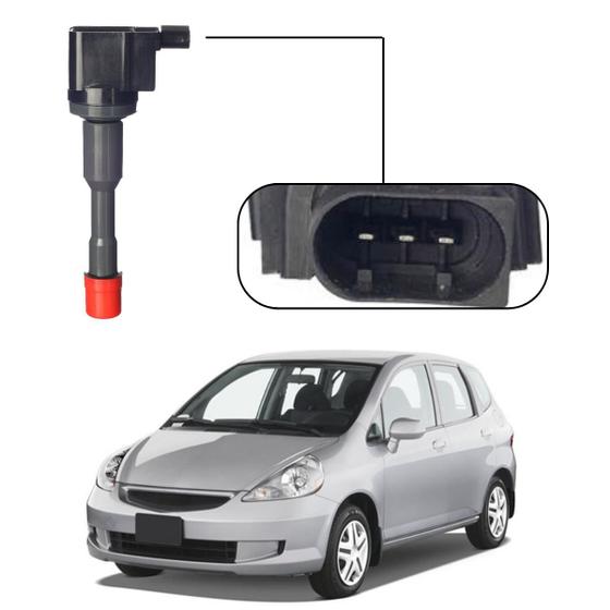 Imagem de Bobina Ignição Honda Fit 1.4 8V Traseira C/ 3 Pinos 03 A 08