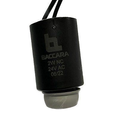 Imagem de Bobina para Valvula Solenoide Baccara 24V AC 2W Normal Fechada