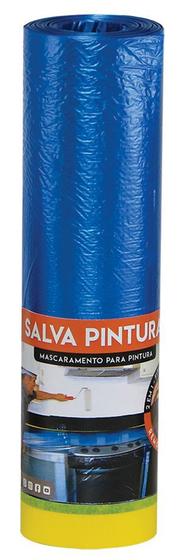 Imagem de Bobina Salva Pintura 2,40x20m Azul Salva Piso