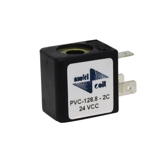 Imagem de Bobina Sem Plug para Válvula Solenoide 24VCC PVC-128.8-2C Multicoil