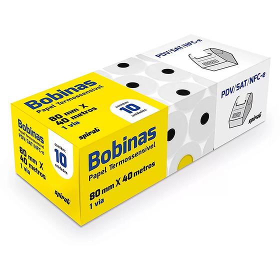 Imagem de Bobina Térmica para PDV, 80mm x 40m