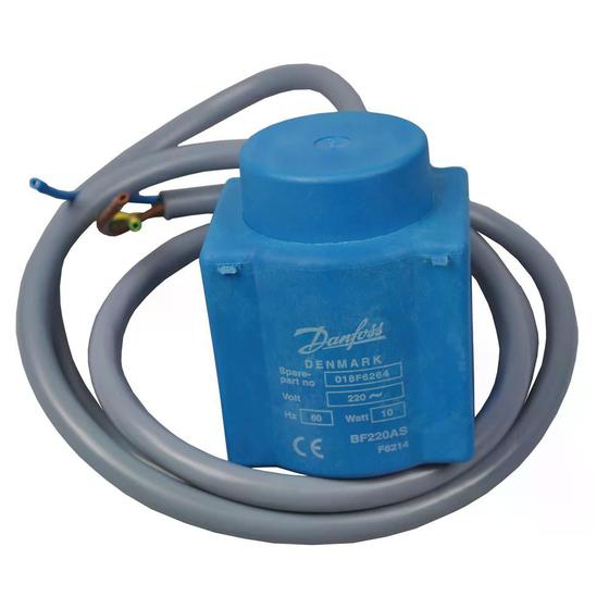 Imagem de Bobina Válvula Solenoide com Cabo 018F6264 14W 60Hz Danfoss