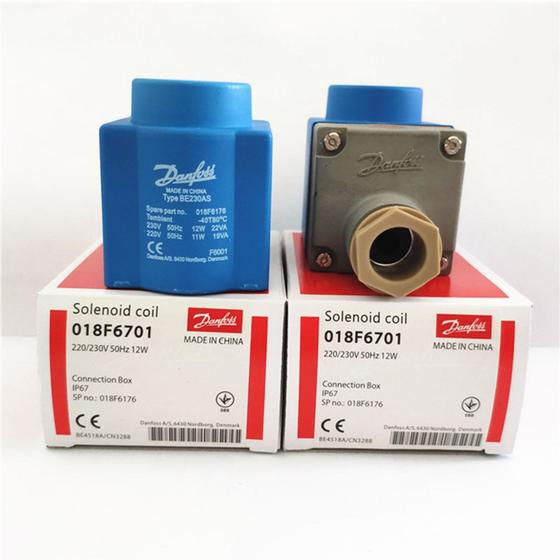 Bobina Válvula Solenoide Danfoss 220v 12w 50/60 Hz 018f6701 Menor preço em Bobina Válvula Solenoide Danfoss 220v 12w 50/60 Hz 018f6701