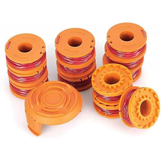 Imagem de Bobinas de Reposição Worx Trimmer - Pacote com 13 Unidades