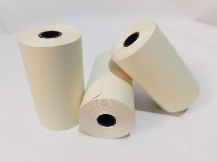 Bobinas térmicas para impressoras PDV 80x30 mts caixa com 10 unidades, cor amarelo, marca Oji Paper Menor preço em Bobinas térmicas para impressoras PDV 80x30 mts caixa com 10 unidades, cor amarelo, marca Oji Paper