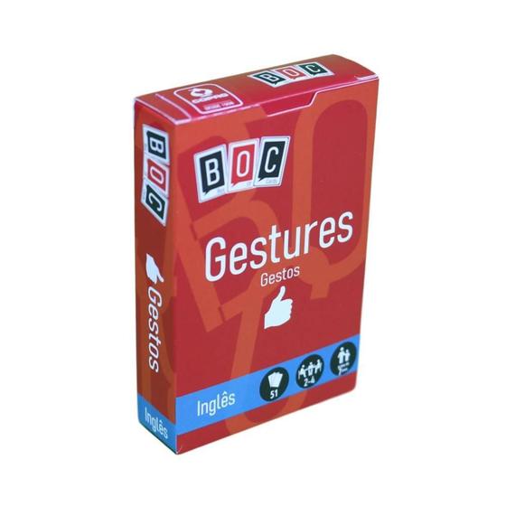 Boc Gestures Gestos Jogo Cartas Em Ingl s Boc Box Of Cards Deck De Cartas Magazine Luiza Boc Gestures Gestos Jogo Cartas Em Ingl s Boc Box Of Cards Deck De Cartas Magazine Luiza