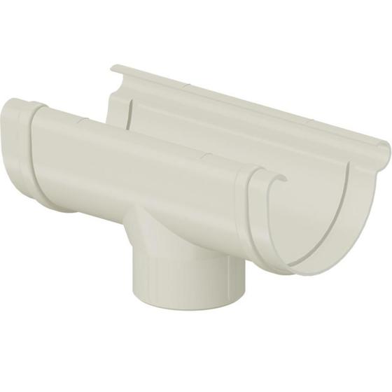 Imagem de Bocal Para Calha Pluvial Pvc Bege Aquapluv De 125X88Mm Tigre