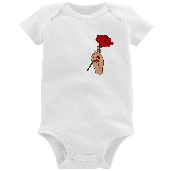 Imagem de Body Bebê A Rose for you - Foca na Moda