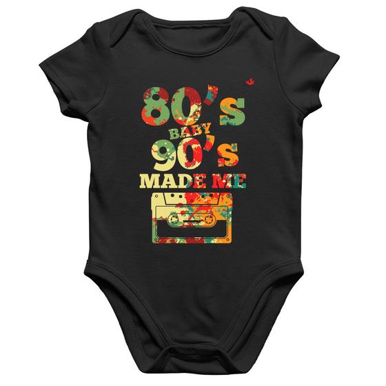 Imagem de Body Bebê Algodão 80's Baby 90's made me - Foca na Moda