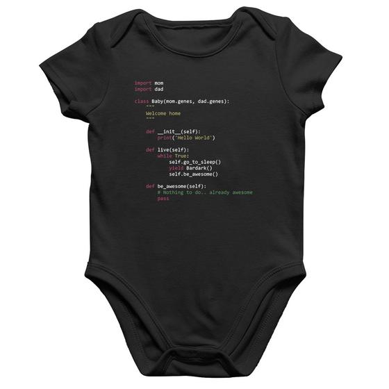 Imagem de Body Bebê Algodão Baby Python Code - Foca na Moda