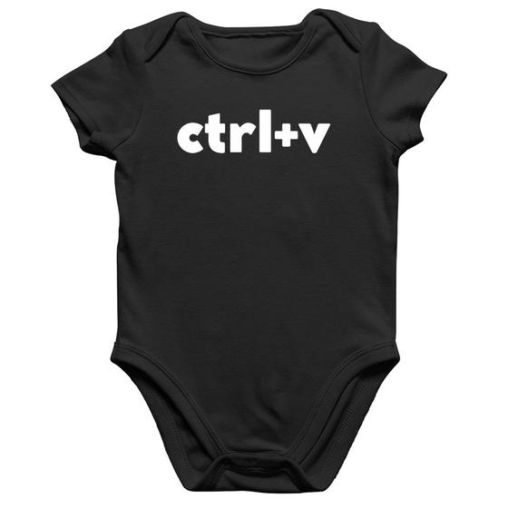 Imagem de Body Bebê Algodão Ctrl+V - Foca na Moda